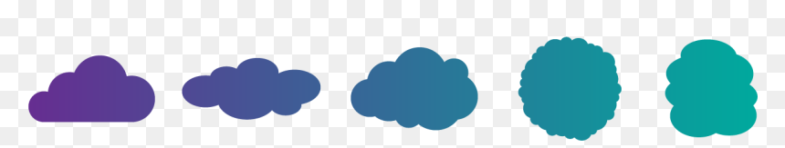 Organic Cloud Shapes Png, Transparent Png - fancy shapes png