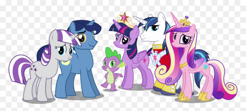My Little Pony Twilight Family, HD Png Download - animalitos bebes en caricatura png