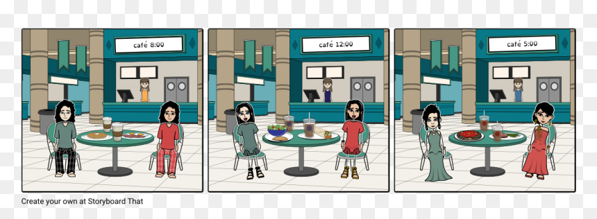 Storyboard, HD Png Download - cafe people png