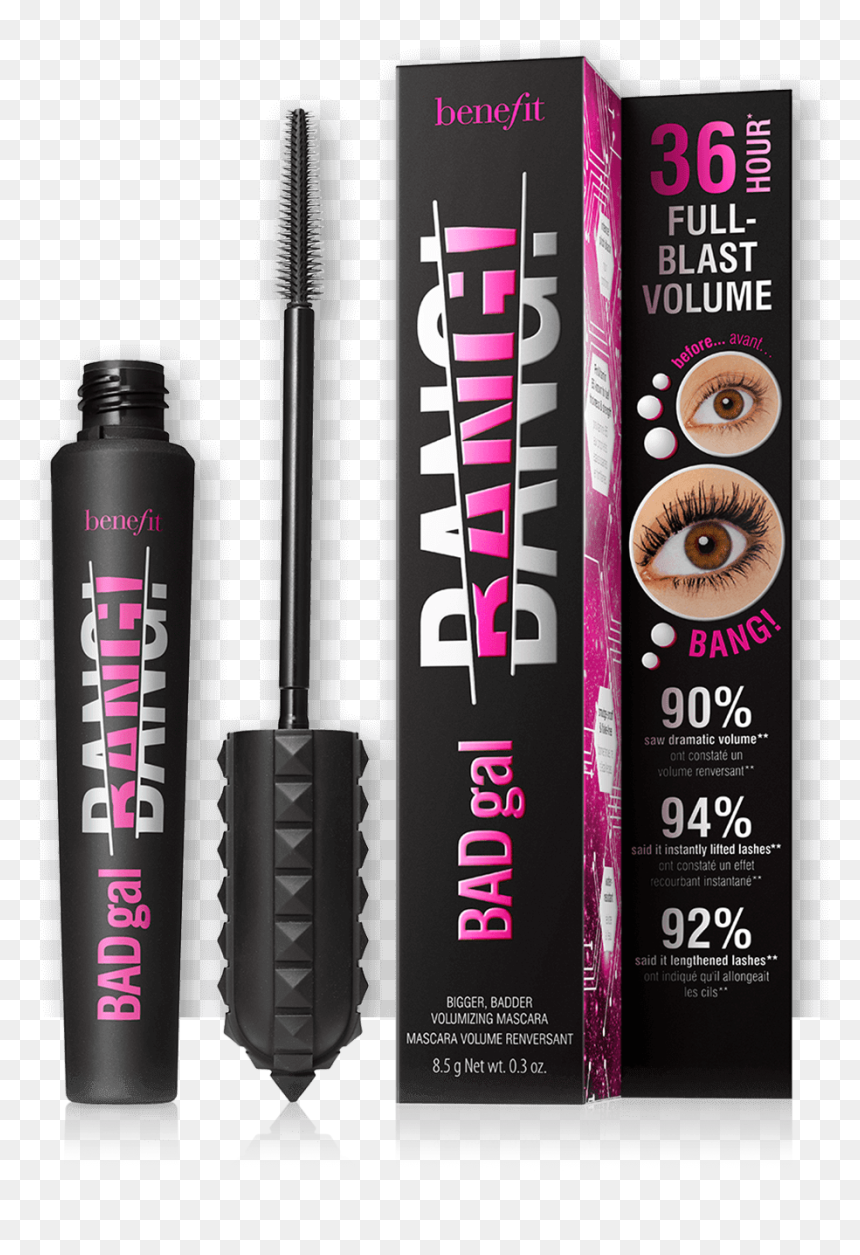 Clip Art Badgal Bang Bigger Badder - Mascara Benefit Bang, HD Png Download - brushes texturas tumblr png