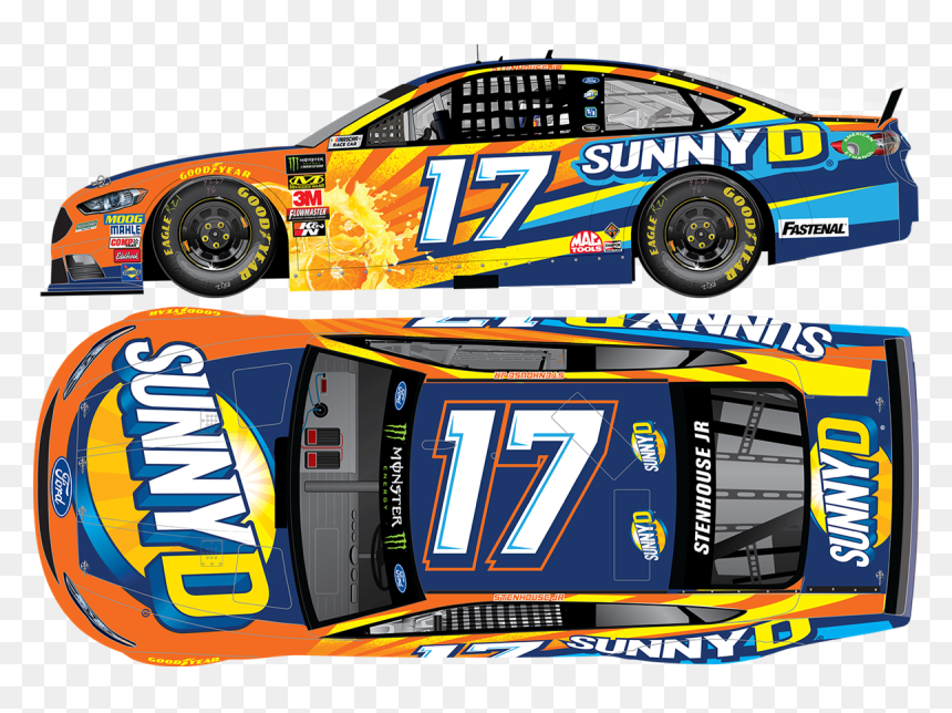 Ricky Stenhouse Jr Diecast 17 2018 Sunnyd Elite 1/24 - Ricky Stenhouse Jr Diecast, HD Png Download - jeff gordon 24 png
