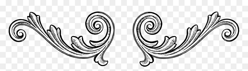 Vintage Flourish Png - Vintage Flourishes Clip Art, Transparent Png - vintage flourishes png
