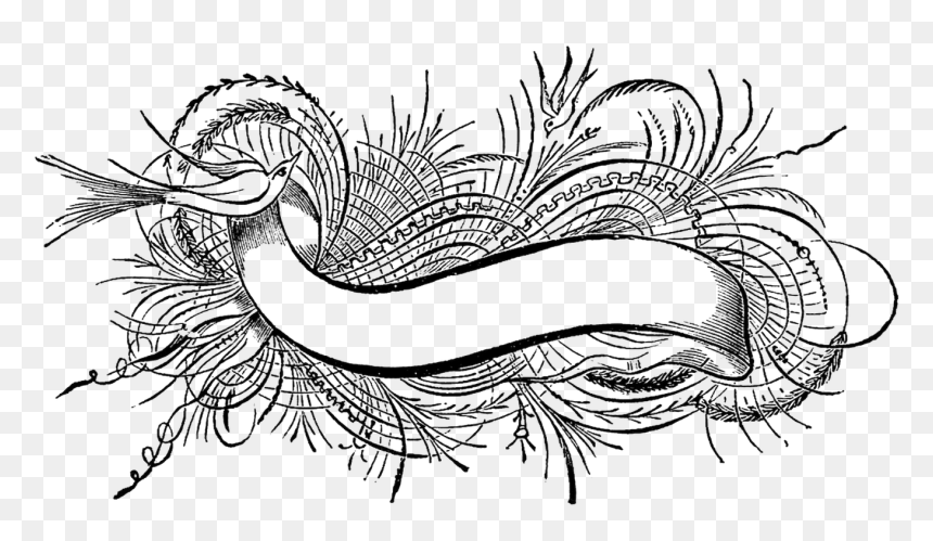 Banner Clip Art, HD Png Download - vintage flourishes png