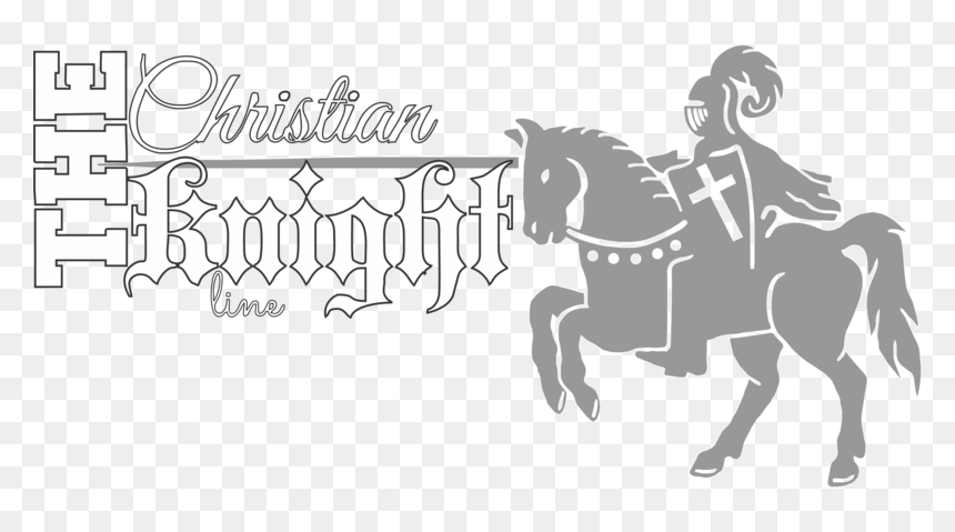 The Christian Knight Line , Transparent Cartoons - Christian Knight Line, HD Png Download - in god we trust png