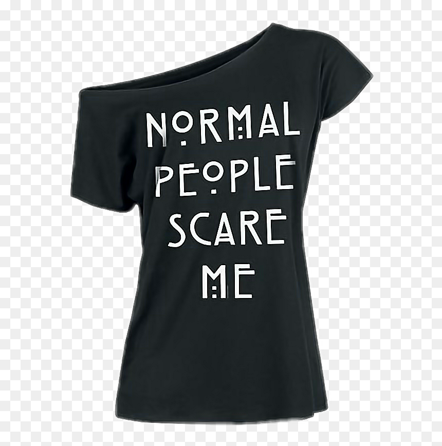 #normalpeoplescareme #americanhorrorstory #sticker - Normal People Scare Me, HD Png Download - normal people scare me png