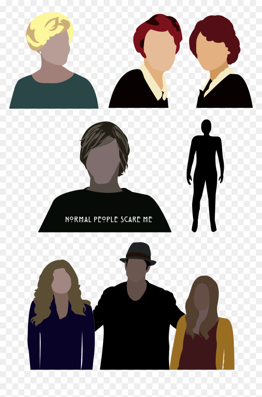 American Horror Story Adventure, HD Png Download - normal people scare me png