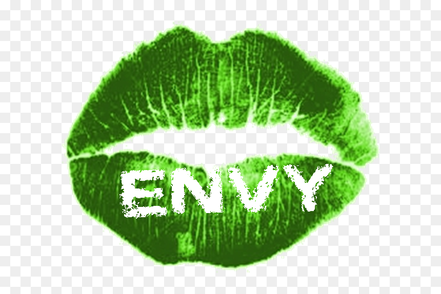 Black Lip Tattoo On Neck, HD Png Download - envyus png