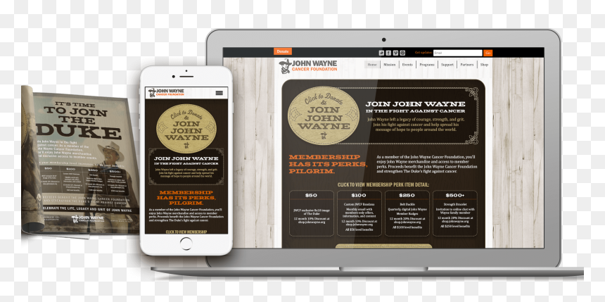 Mocks - E-book Readers, HD Png Download - john wayne png