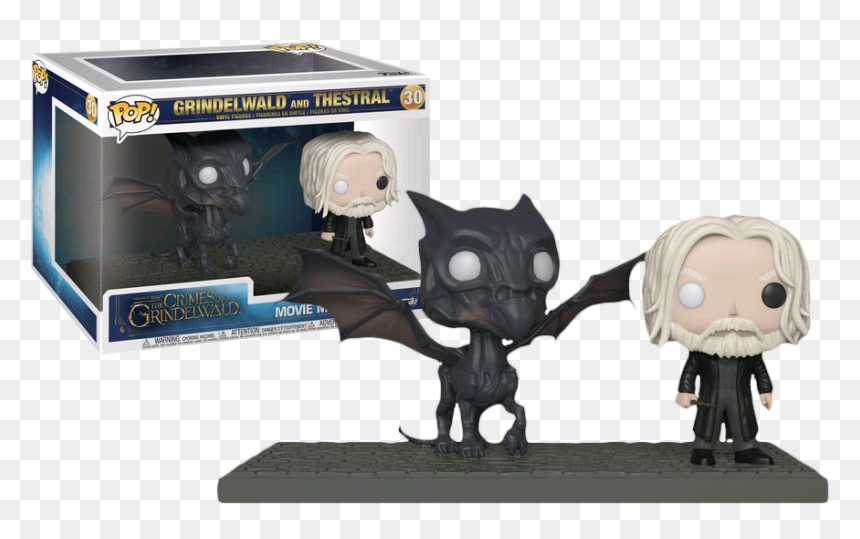 Grindelwald And Thestral Funko, HD Png Download - fantastic beasts png