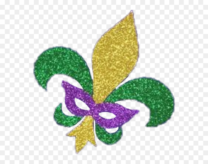 #fleurdelis #mask #mardigras #nola #neworleans #louisiana, HD Png Download - mardi gras fleur de lis png