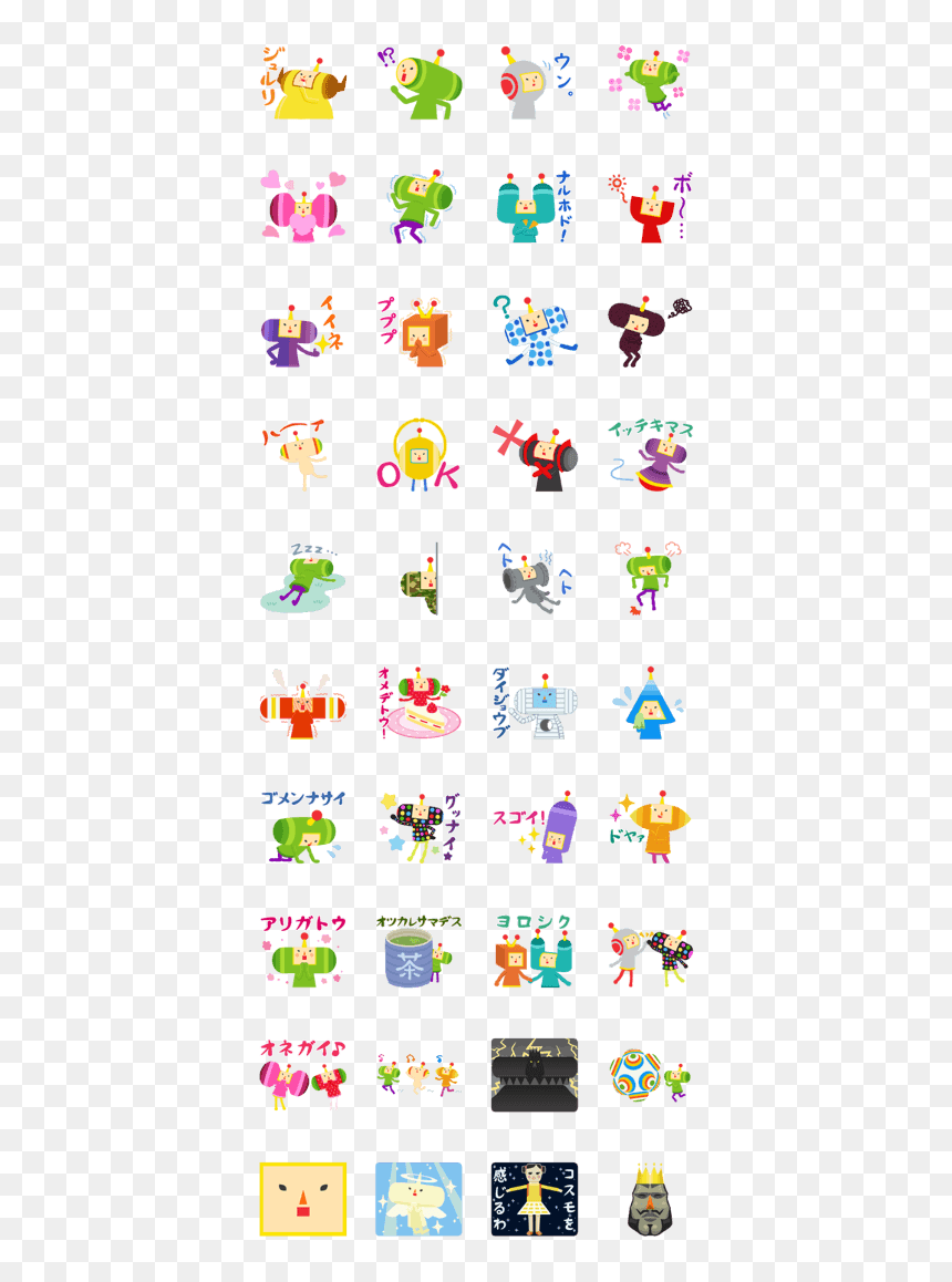 Katamari Damacy Cosmiceverydaysticker, HD Png Download - katamari png