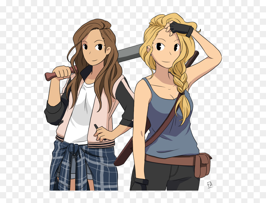 Elyza Lex And Alicia Clark Fanart, HD Png Download - alycia debnam carey png