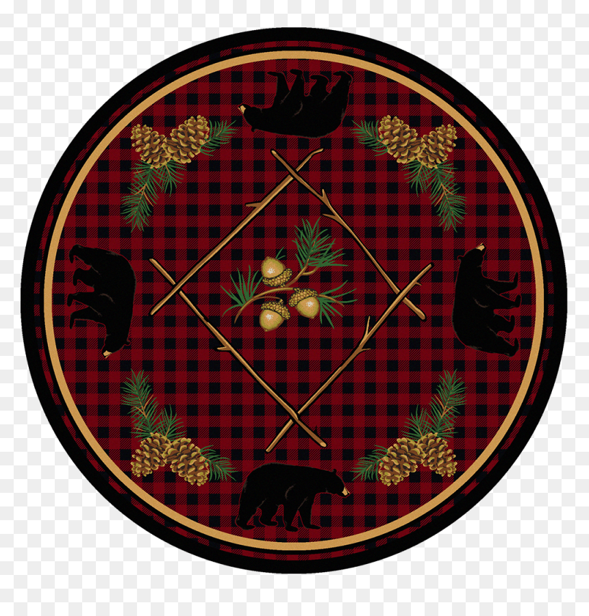 Deep Woods Round Rug - Carpet, HD Png Download - round rug png