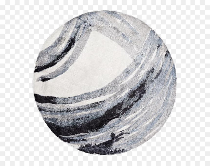 Ink Round Rug West Elm, HD Png Download - round rug png