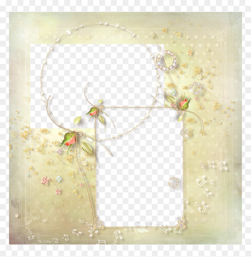 Floral Design, HD Png Download - molduras png casamento
