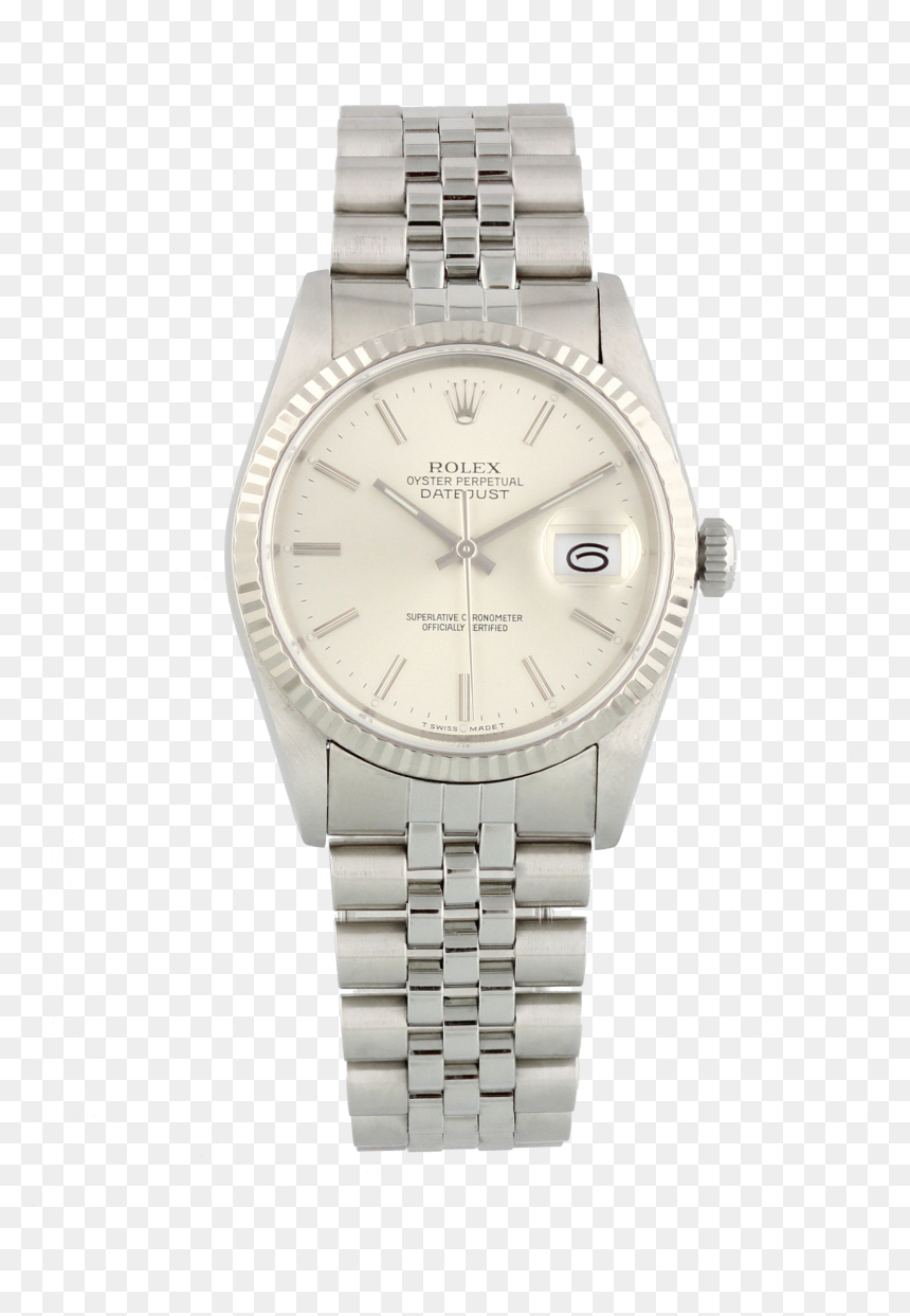 Rolex Datejust 16234 Men Watch Box Papers - Rolex Perpetual Date Just, HD Png Download - watch index png