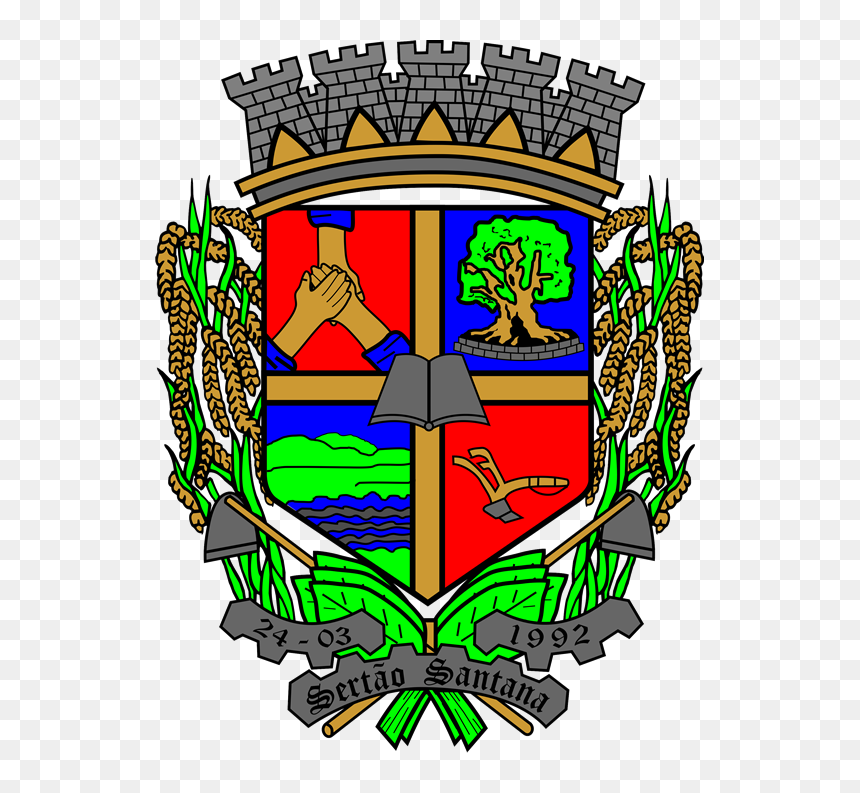 Brasão De Sertão Santana, HD Png Download - brasao png