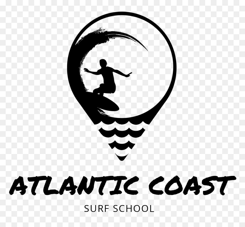 Atlantic Coast Surf School - Sign, HD Png Download - praia png