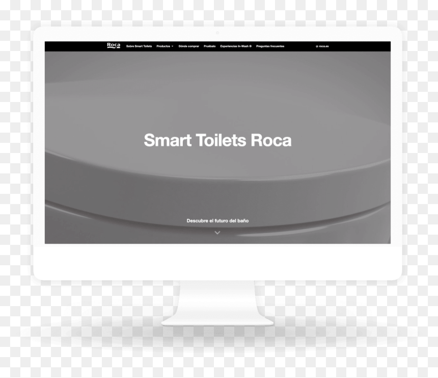 Led-backlit Lcd Display, HD Png Download - roca png