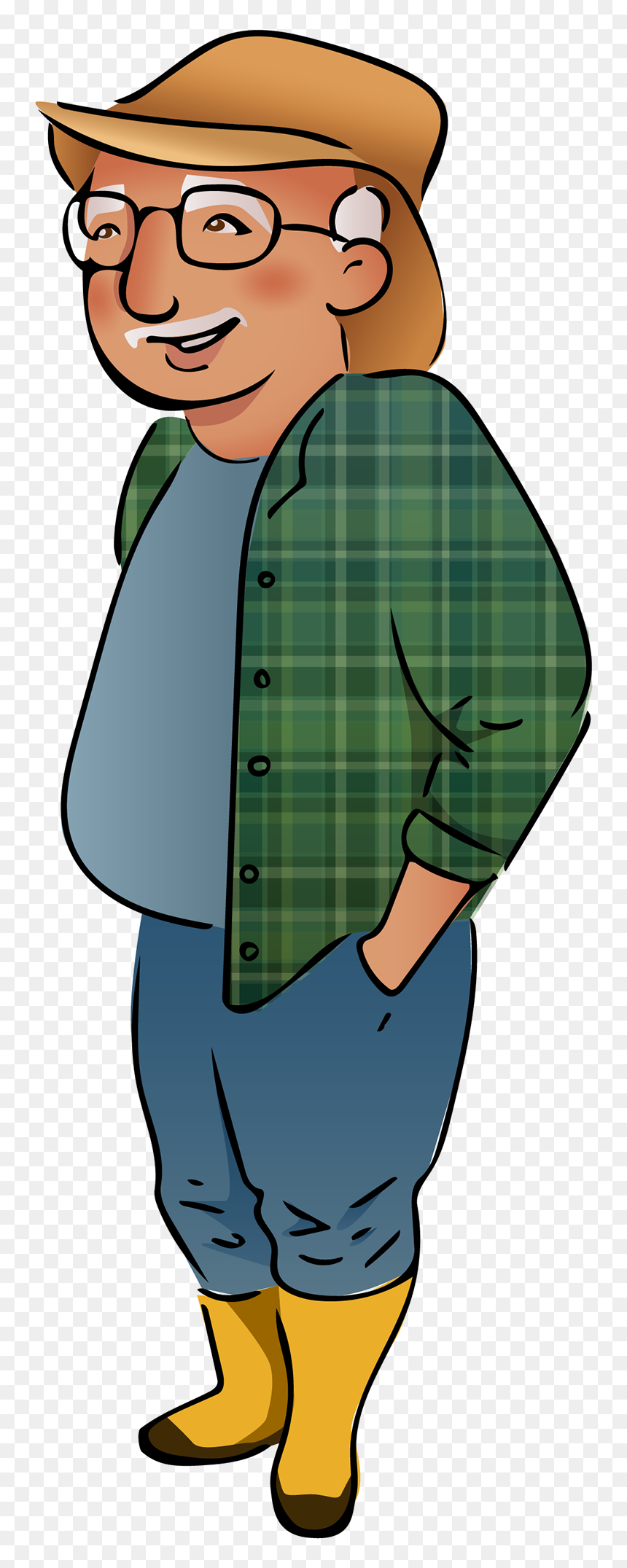 Cartoon, HD Png Download - person gardening png