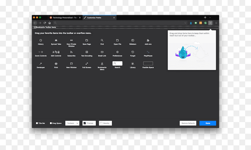 Screenshot, HD Png Download - mozilla firefox png