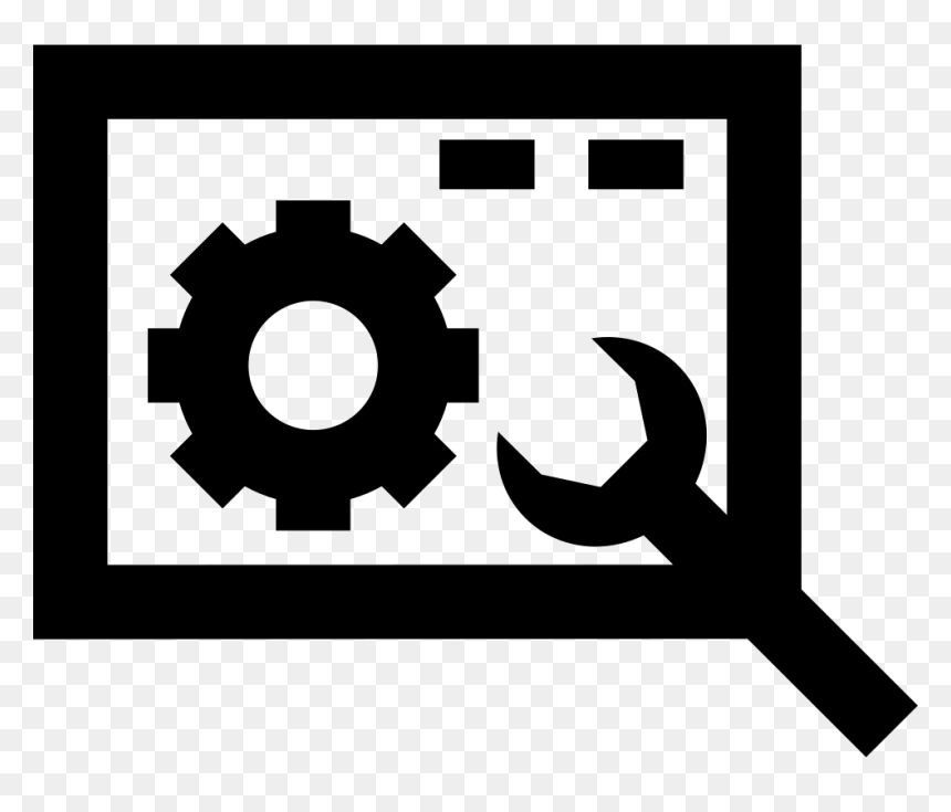 Repair Page Symbol With A Wrench Tool - Control System Transparent Icon, HD Png Download - wrench logo png