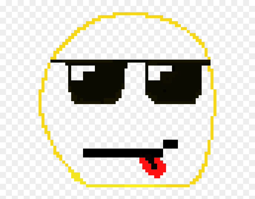Pixel Chocolate Chip Cookie, HD Png Download - happy emoji.png