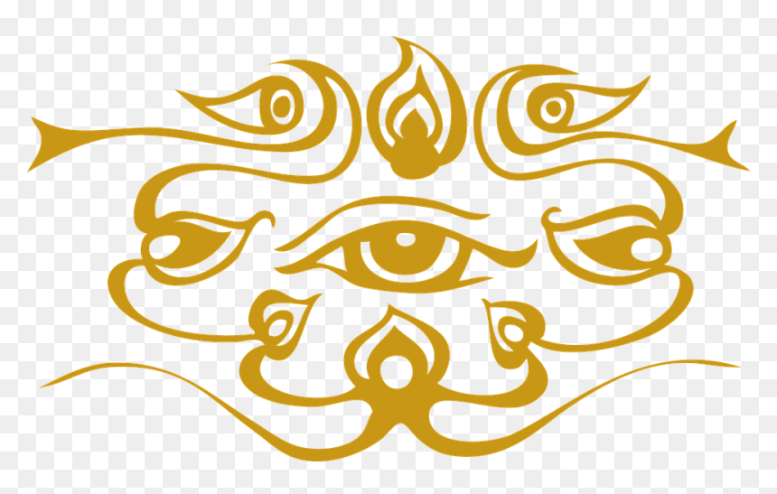 Png Design Third Eye, Transparent Png - flaming eyes png
