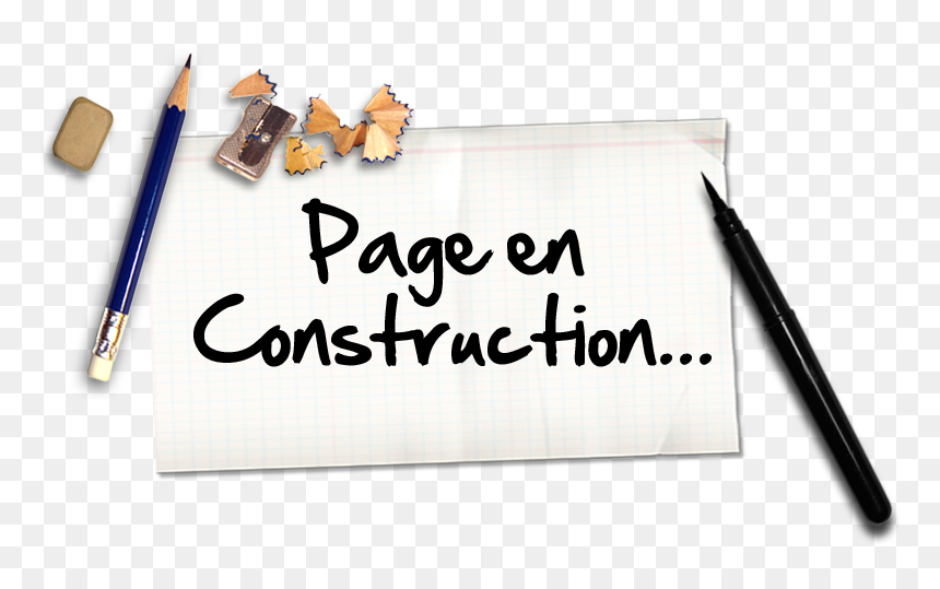 Page En Construction, HD Png Download - under construction page png
