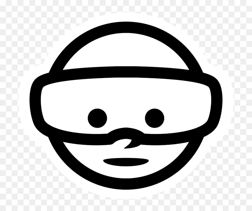 Emoticon,line Art,head - Portable Network Graphics, HD Png Download - samsung gear vr png