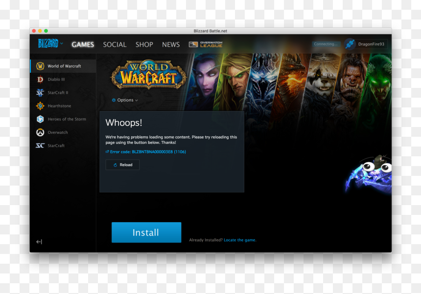 World Of Warcraft, HD Png Download - battlenet logo png