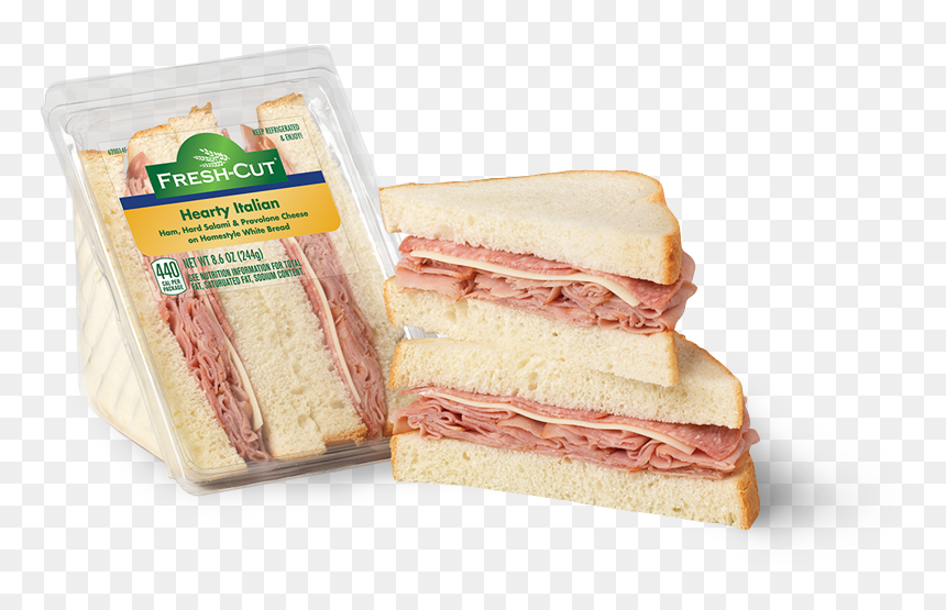 Hearty Italian Wedge - Ham And Cheese Sandwich, HD Png Download - cheese wedge png