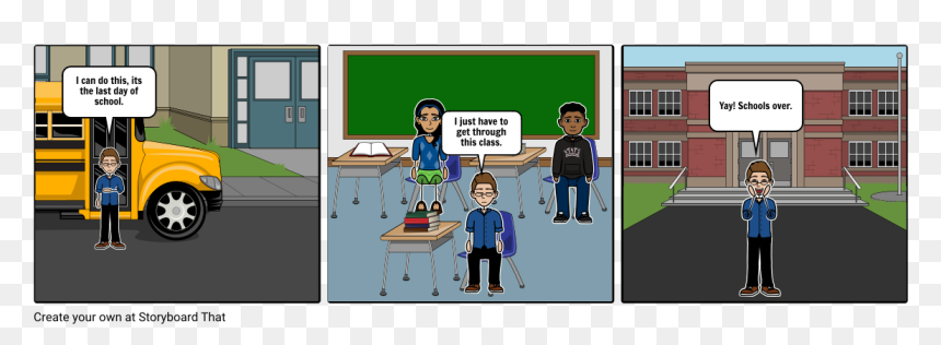 Nje Storyboard, HD Png Download - last day of school png