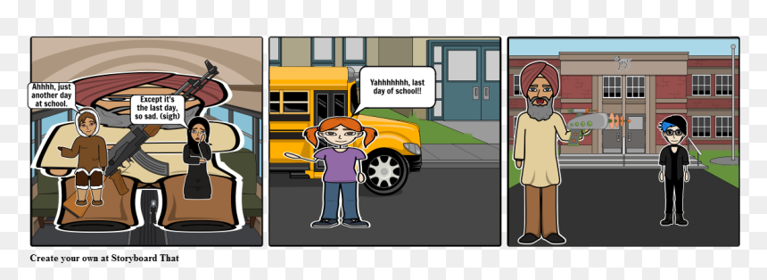 Cartoon, HD Png Download - last day of school png