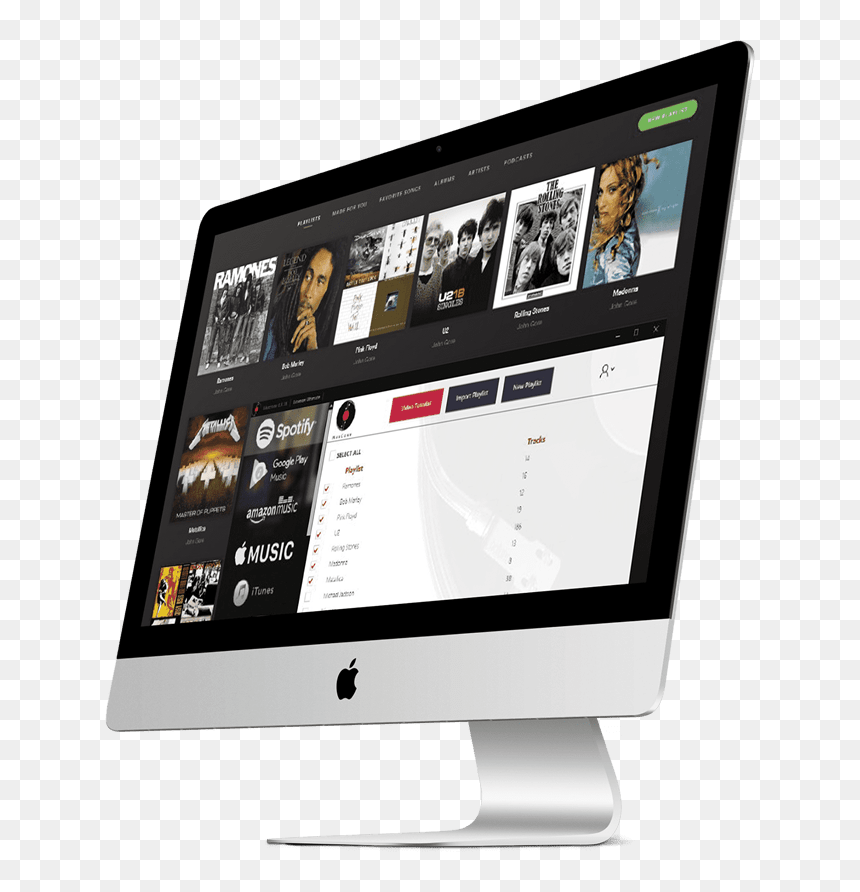The Easiest Way To Transfer Your Music Data - Computer Monitor, HD Png Download - google music png