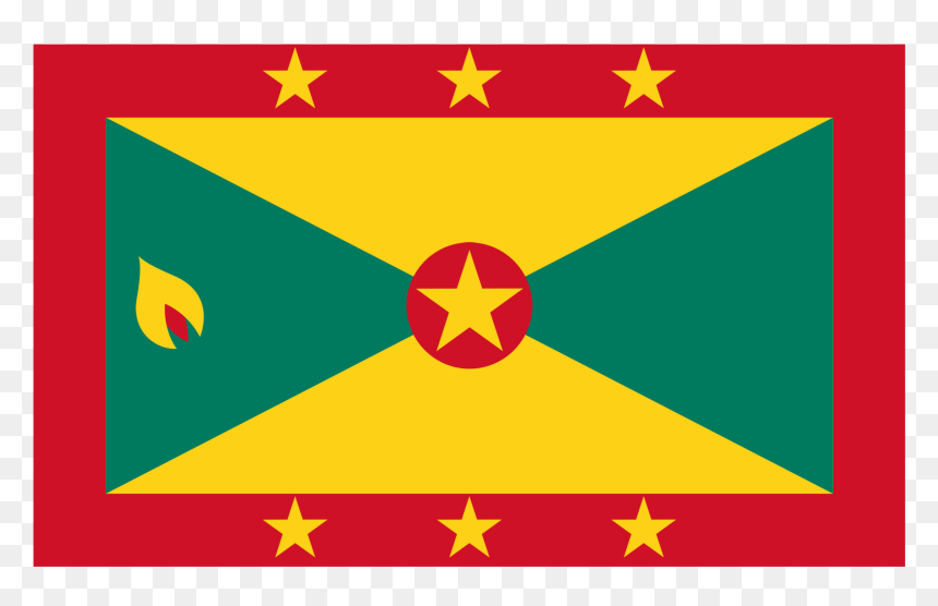 Grenada Flag, HD Png Download - caribbean flags png