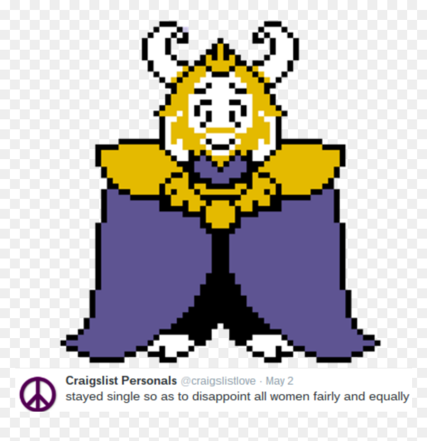 Undertale Asgore, HD Png Download - craigslist png