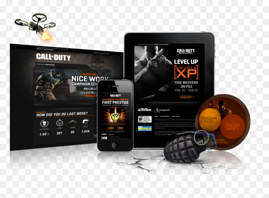 02 Cod Blade 4 - Smartphone, HD Png Download - activision png