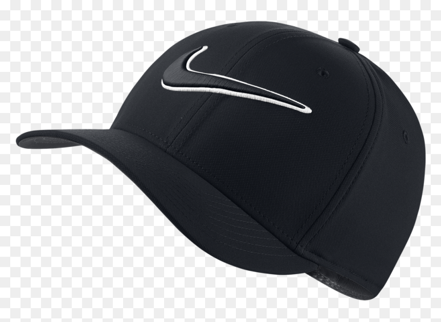 Black Hat Sports Nike, HD Png Download - baseball swoosh png