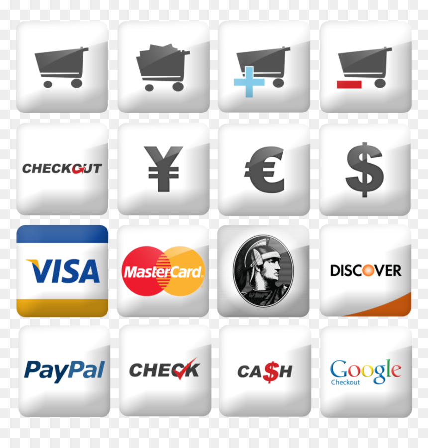 E-commerce Icons Free, HD Png Download - mastercard icon png