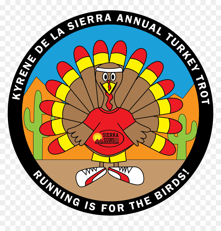 2013turkeytrotdesign - 2nd Street District Logo, HD Png Download - running turkey png