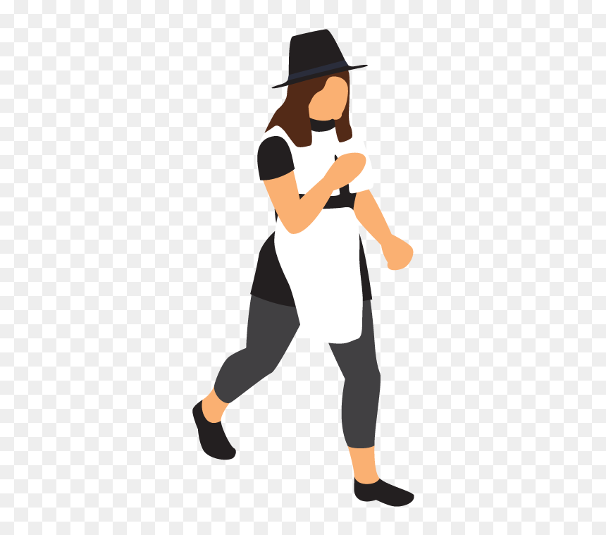 Graphic Of Arlington Va Turkey Trot Pilgrim - Illustration, HD Png Download - running turkey png