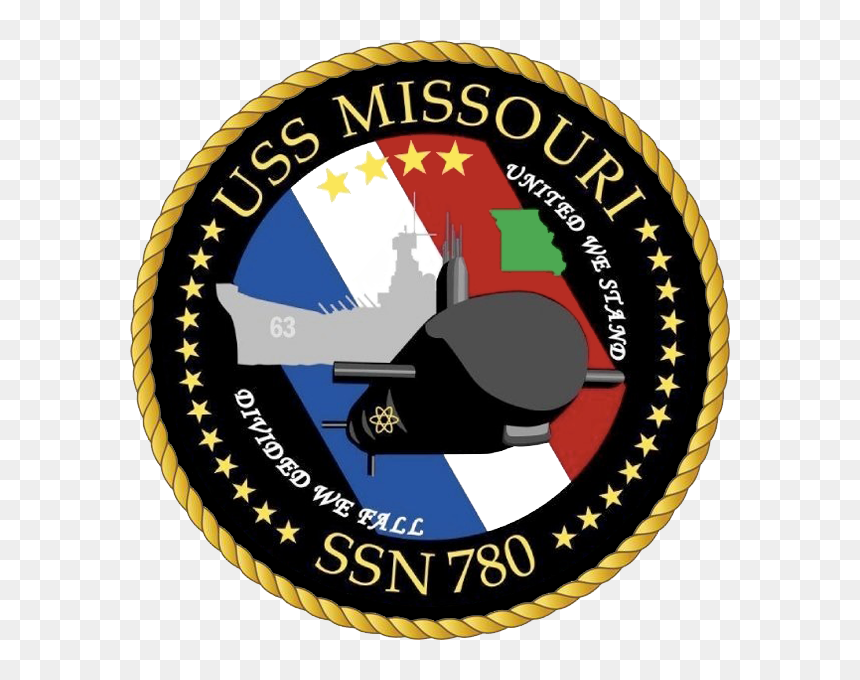 Uss Missouri Submarine Badge, HD Png Download - us navy emblem png