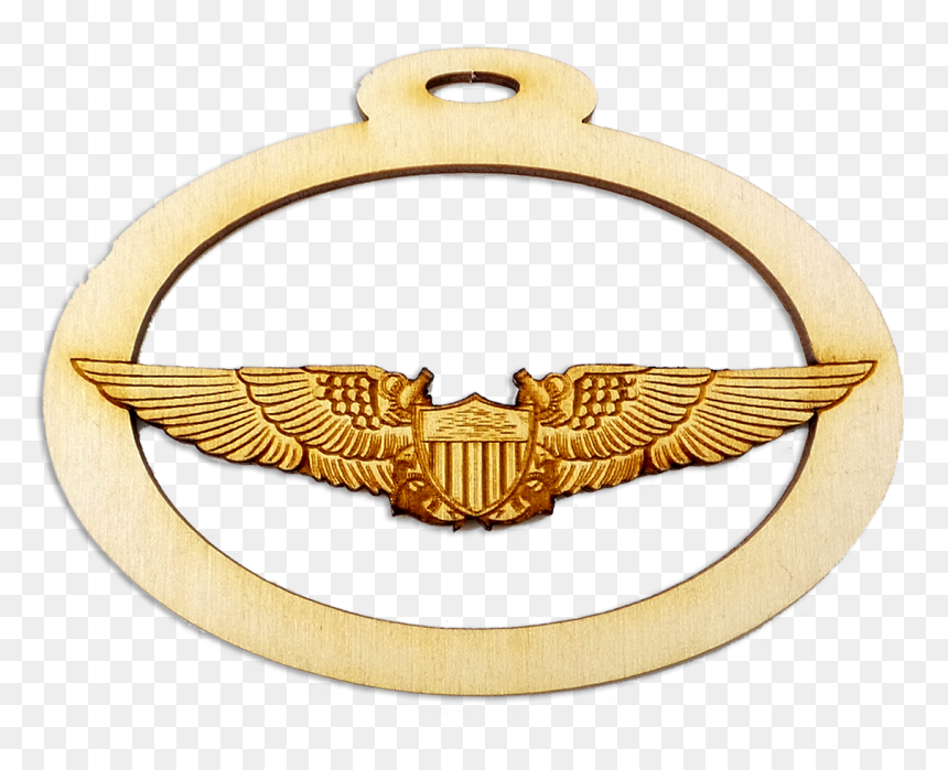 Navy Aviator Wings Ornament - Emblem, HD Png Download - us navy emblem png