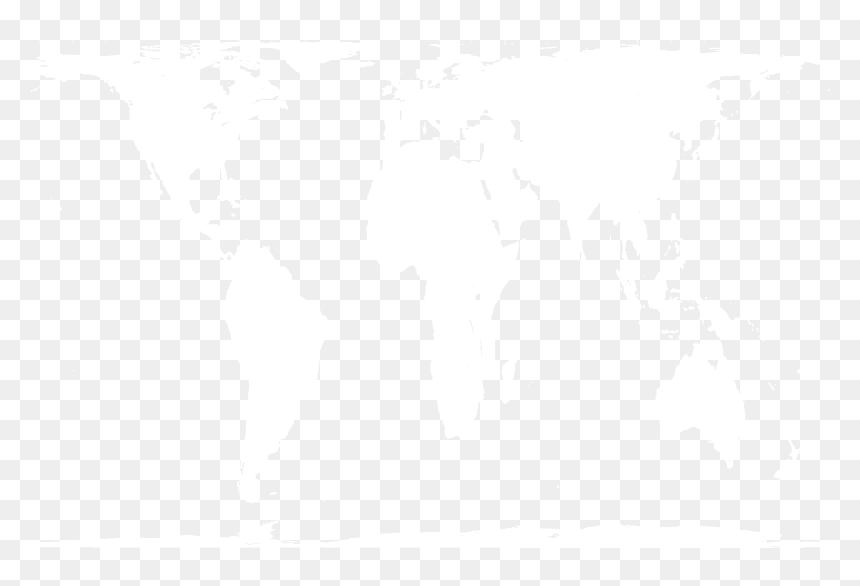 Peters Projection, White - Gall Peters Map Of The World, HD Png Download - projection png
