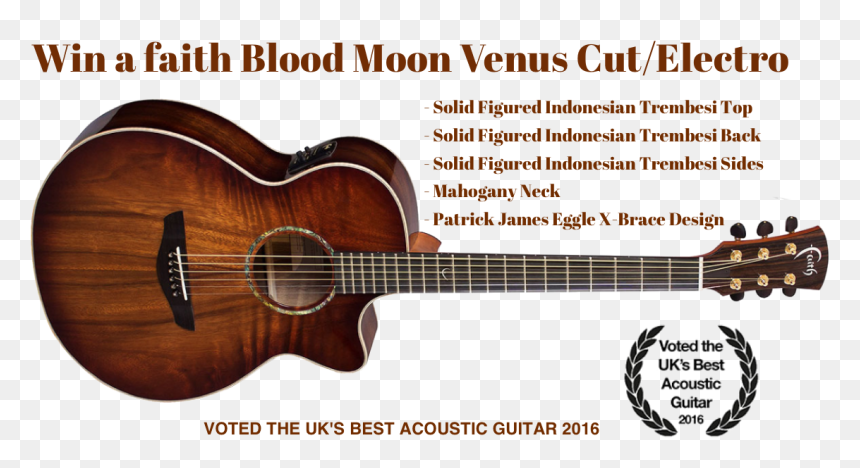 Transparent Blood Moon Png - Guitare Faith, Png Download - guitar neck png