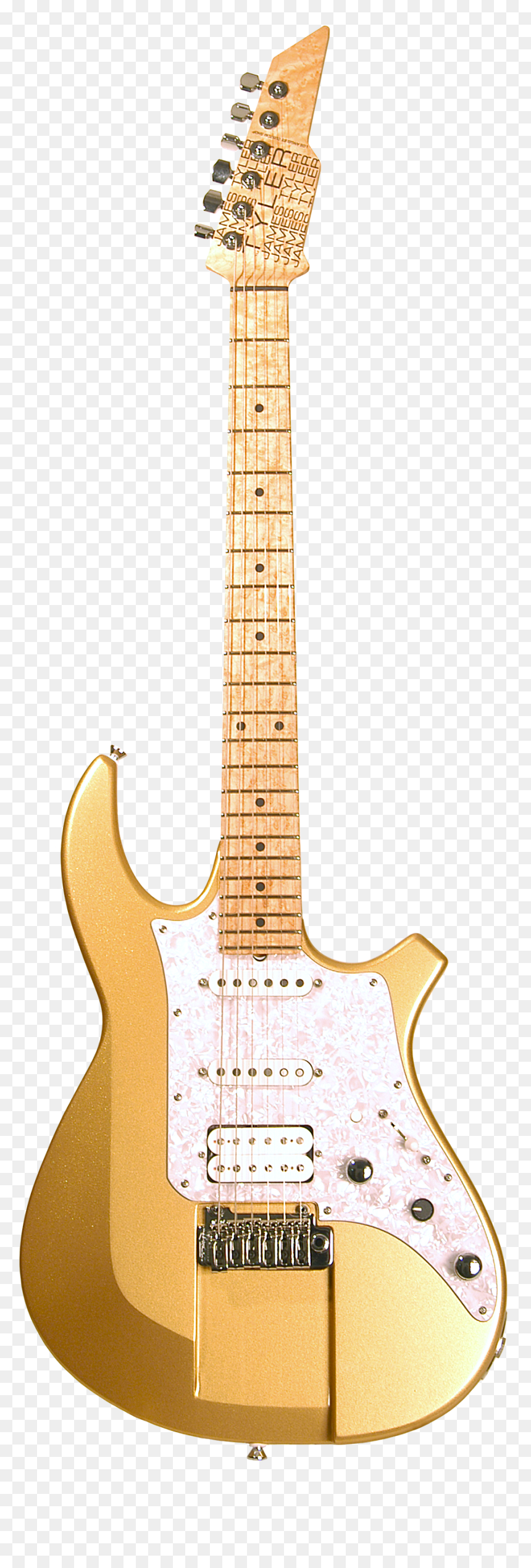 Ultimate Weapon Lg V F - Gold Guitar Clipart, HD Png Download - guitar neck png