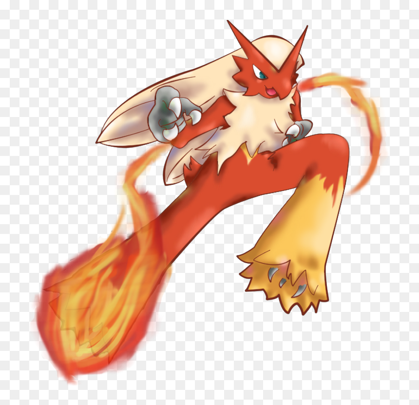 Blaziken Dea By Karikat-d3kepea - Blaziken With Transparent Background, HD Png Download - dea png