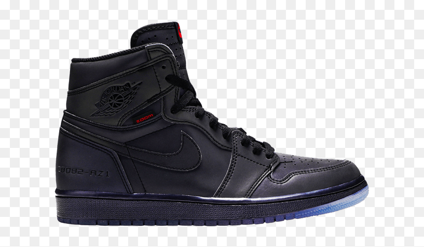Nike Air Jordan 1 Mid Black, HD Png Download - yeezy boost 350 png