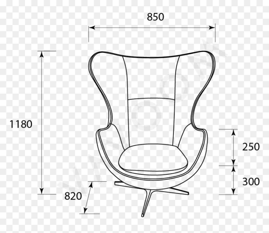 Office Chair, HD Png Download - accent lines png